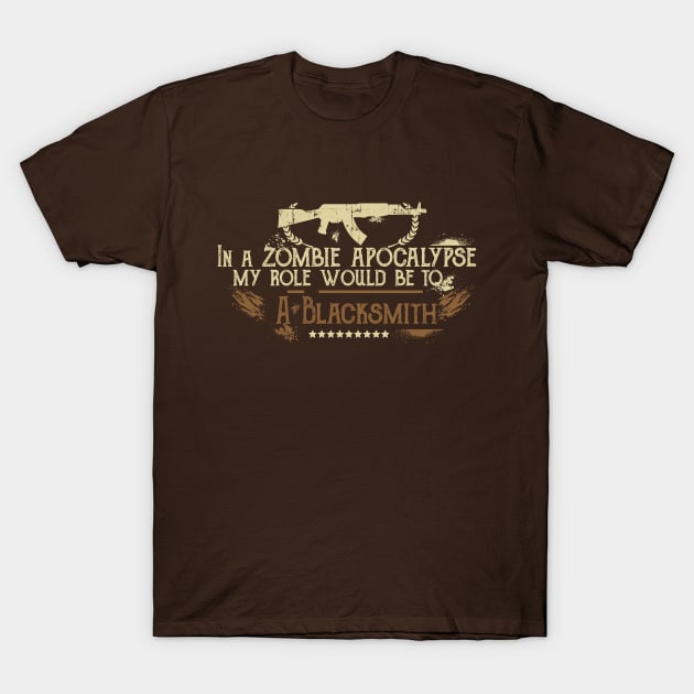 Blacksmith Apocalypse T-Shirt by CTShirts